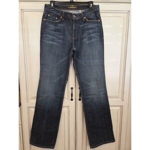 David Kahn Women's Tall Boot Cut Jeans - Dark Blue